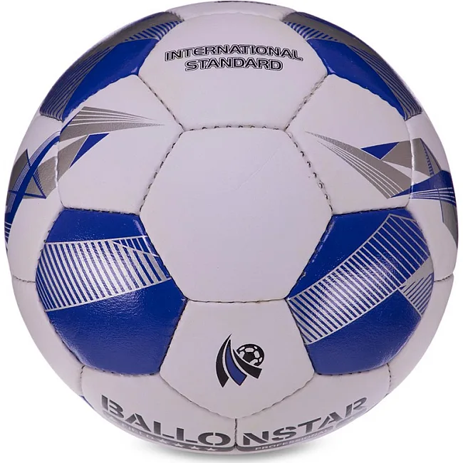 Футбольный мяч
 HYBRID BALLONSTAR FB-3132 №5 PU (Белый-синий)