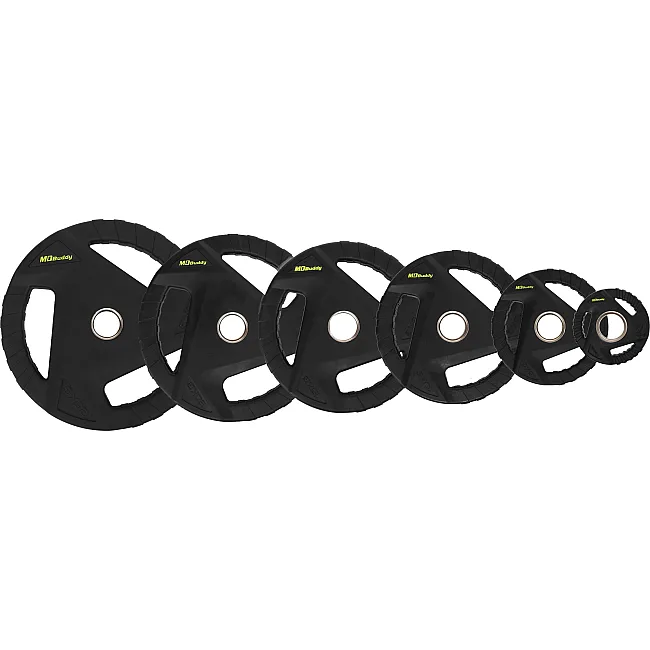 Блин для штанги обрезиненный
 MD Buddy TA-9649-10 51мм 10кг