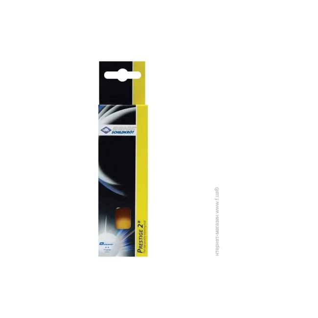 Мячи для настольного тенниса Donic Prestige 2* 40+ 3шт orange
