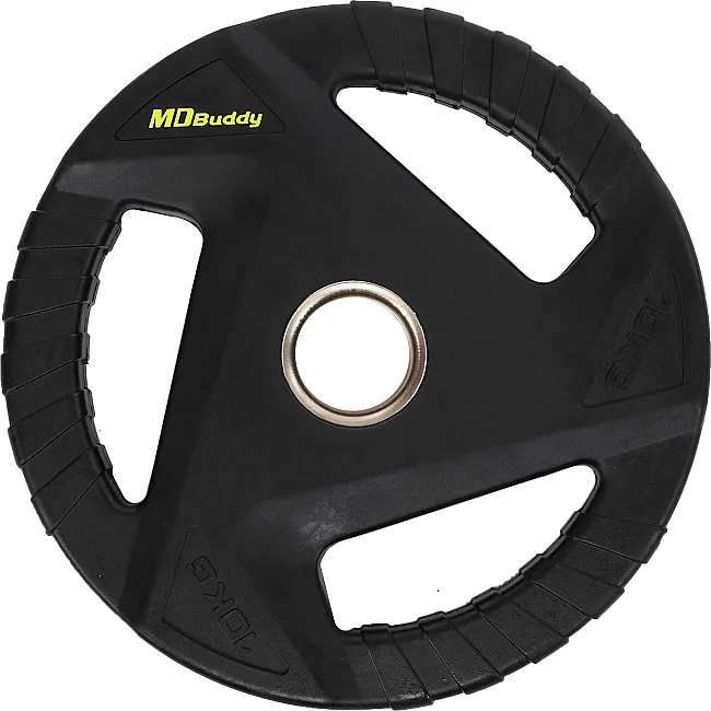 Блин для штанги обрезиненный
 MD Buddy TA-9649-10 51мм 10кг