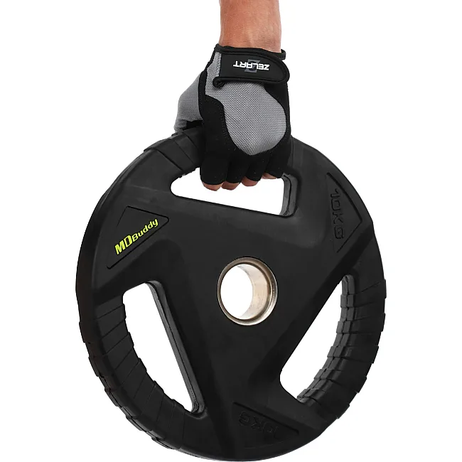 Блин для штанги обрезиненный
 MD Buddy TA-9649-10 51мм 10кг