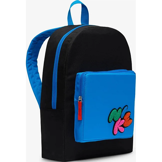 Детский рюкзак Nike Y NK CLASSIC BKPK - BUBBLE 16L черный, синий 38 x 28 x 13 см