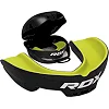 Капа для бокса RDX 3w взрослая (возраст 12+) Black/Green