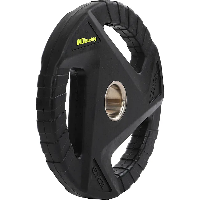 Блин для штанги обрезиненный
 MD Buddy TA-9649-10 51мм 10кг
