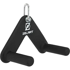 Рукоять для тяги c узким хватом V-Bar нескользящее покрытие ZELART TA-9628 24см