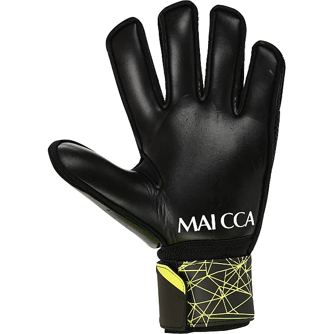 Вратарские перчатки с защитой пальцев SP-SPORT 932 MAICCA (Черный-оранжевый)