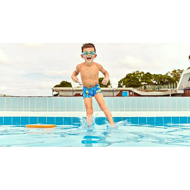 Детские очки для плавания Speedo ILLUSION GOG IU голубой