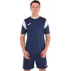 Футбольна форма комплект футболка та шорти JOMA PHOENIX 102741-332 4XS-XXL (Темно-синій-білий)