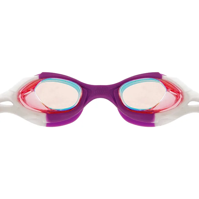 Окуляри для плавання райдужні юніорські лінзи MADWAVE
 ROCKET RAINBOW JUNIOR M043009 (Золотий-чорний)