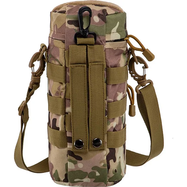Подсумок тактический для емкости с водой и дополнительным отделением MILITARY RANGERS
 ZK-9104
 27х12х12см 3,8л (Оливковый)