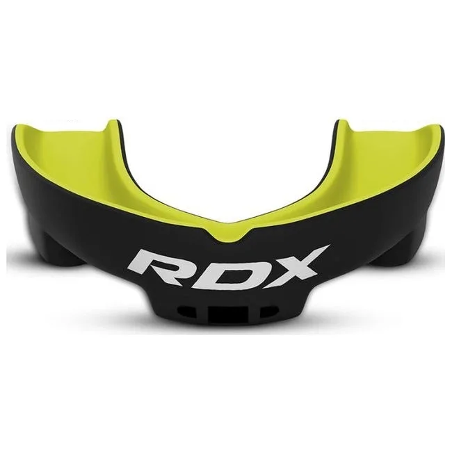Капа для бокса RDX 3w взрослая (возраст 12+) Black/Green