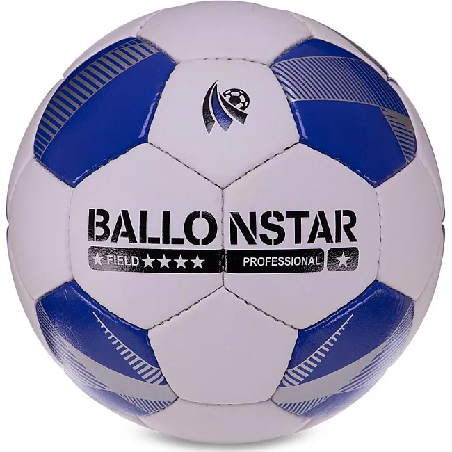 Футбольный мяч
 HYBRID BALLONSTAR FB-3132 №5 PU (Белый-синий)