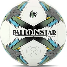Футбольный мяч BALLONSTAR FB-4415 №5 PU (Белый-зеленый)