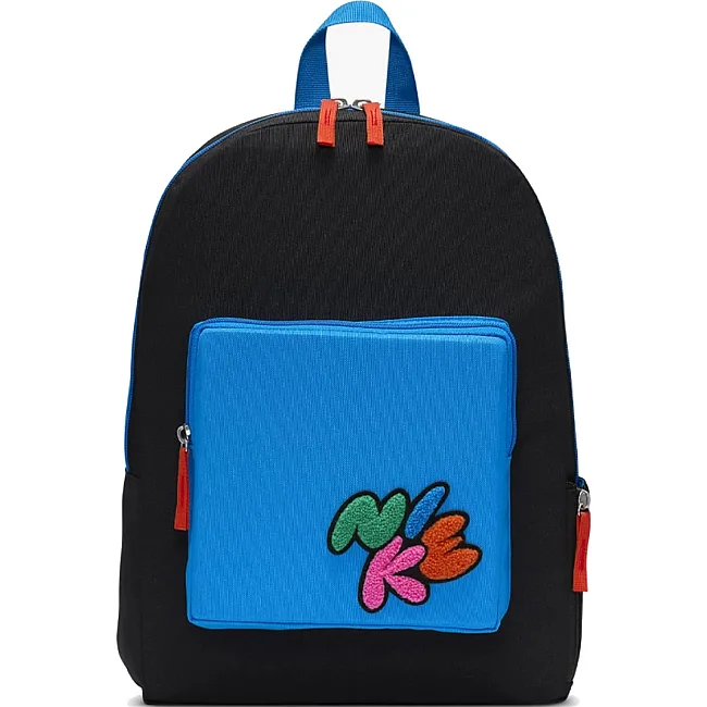 Детский рюкзак Nike Y NK CLASSIC BKPK - BUBBLE 16L черный, синий 38 x 28 x 13 см