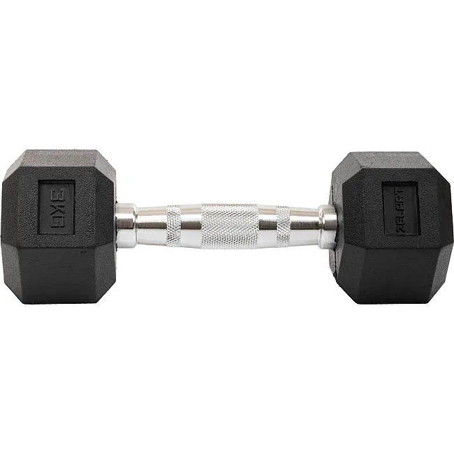 Гантель шестигранний
 гексагональна
 ZELART
 TA-5159-3 1шт 3кг