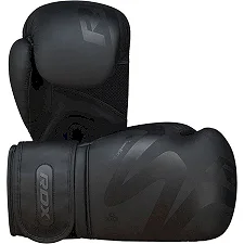 Боксерские перчатки RDX F15 Noir Matte Black