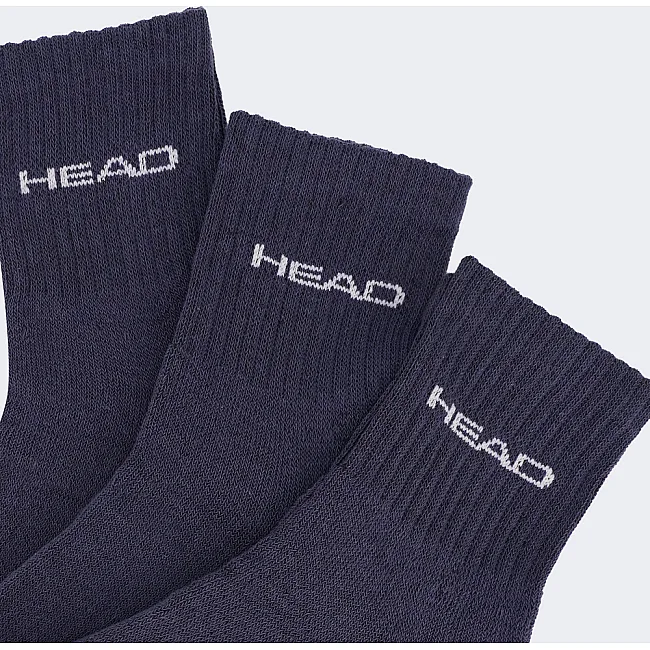 Носки Head ELEMENTS ALL SPORTS SHORT CREW 3P темно-синий