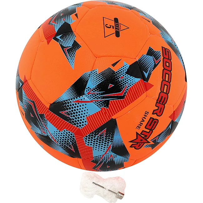 Футбольный мяч
 HYBRID TECNOLOGY SHINE SOCCER STAR SHARE FB-6046 №5 PU (Оранжевый)