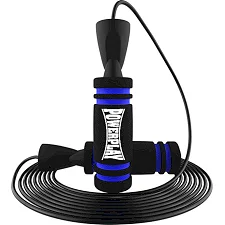 Скакалка скоростная PowerPlay 4213 Jump Rope Черно/Темно синяя 3м.