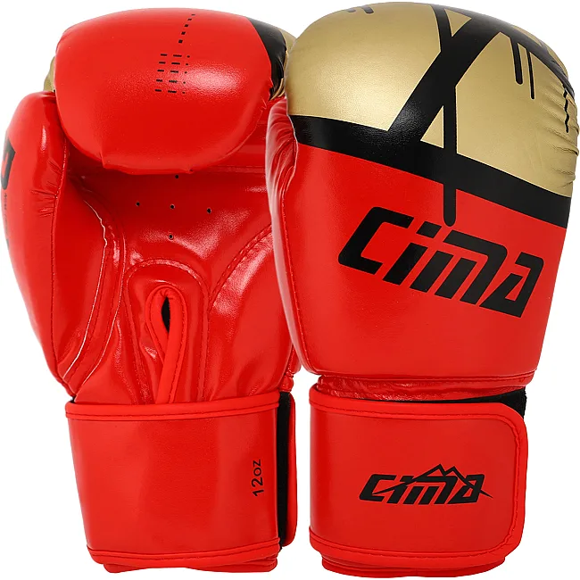 Перчатки для бокса PU CIMA BO-8964 (Красный)
