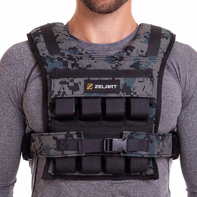 Утяжелительный жилет
 с регулируемым весом ZELART
 WEIGTH VEST TA-7817-16 вес-1-16кг