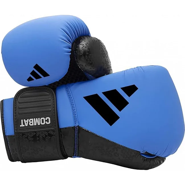Боксерские перчатки Adidas Combat 50 | сине/черные | ADIC50TG