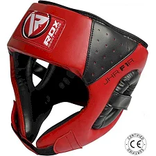 Детский боксерский шлем RDX Red