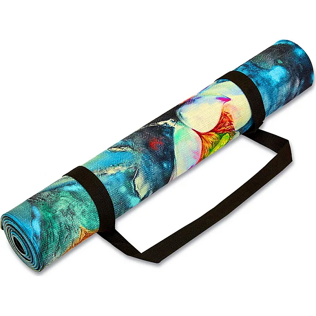 Джутовый коврик для йоги RECORD FI-7157-3 183x61x0,3см