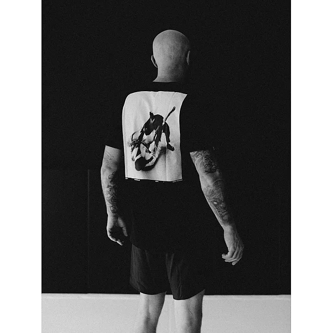 Футболка чоловіча MANTO Motion Black