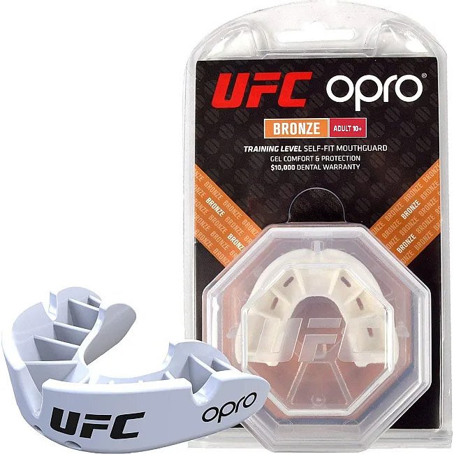 Капа для бокса OPRO Self-fit UFC Full Pack Bronze