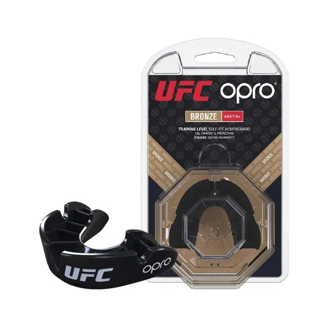 Капа для бокса OPRO Self-fit UFC Full Pack Bronze