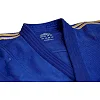 Кимоно для дзюдо Champion II с лицензией IJF Slim Fit (синий/золотые полосы) ADIDAS J-IJFB-SMU