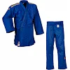 Кимоно для дзюдо Champion II с лицензией IJF Slim Fit (синий/золотые полосы) ADIDAS J-IJFB-SMU