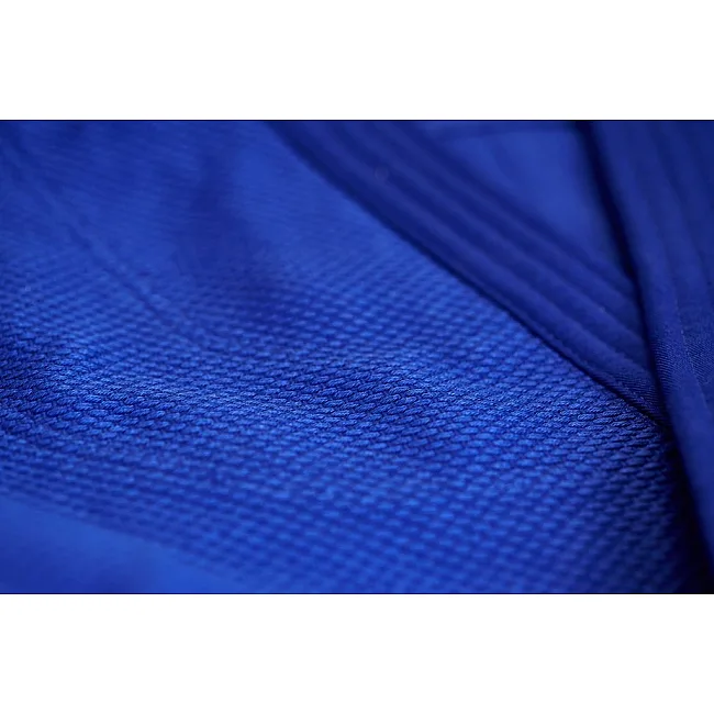 Кимоно для дзюдо Champion II с лицензией IJF Slim Fit (синий/золотые полосы) ADIDAS J-IJFB-SMU