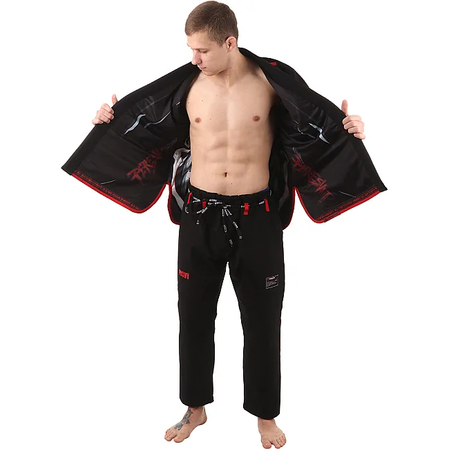 Кимоно джиу джитсу Peresvit Battle Bear BJJ GI Black