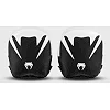 Лапы для бокса VENUM Elite Thick Coaching Leather Mini Black White