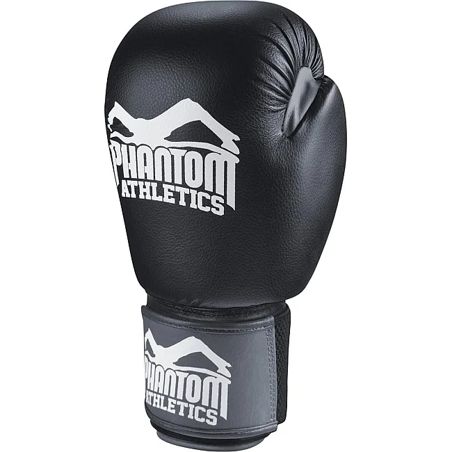 Перчатки для бокса PHANTOM Ultra Black (капа в подарок)