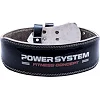 Пояс для становой тяги POWER SYSTEM PS-3100 Power кожаный Black