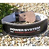 Пояс для становой тяги POWER SYSTEM PS-3100 Power кожаный Black