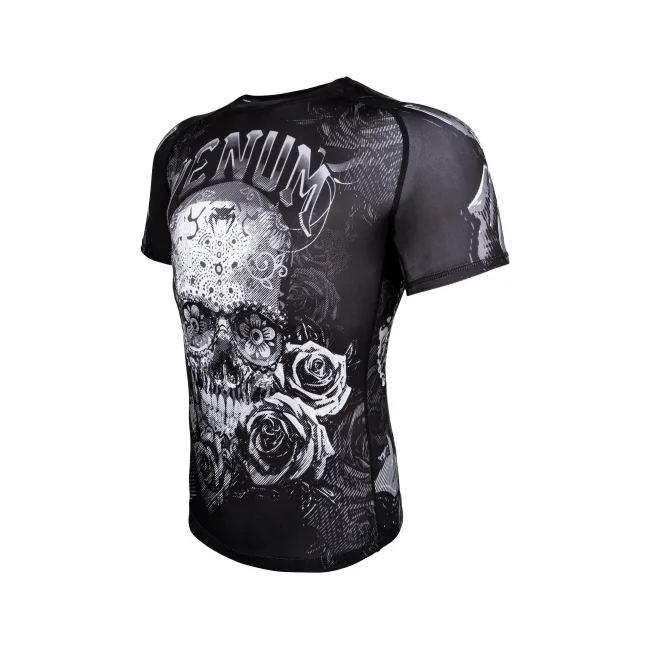 Рашгард VENUM Santa Muerte 3.0 Short Black White