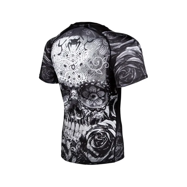 Рашгард VENUM Santa Muerte 3.0 Short Black White