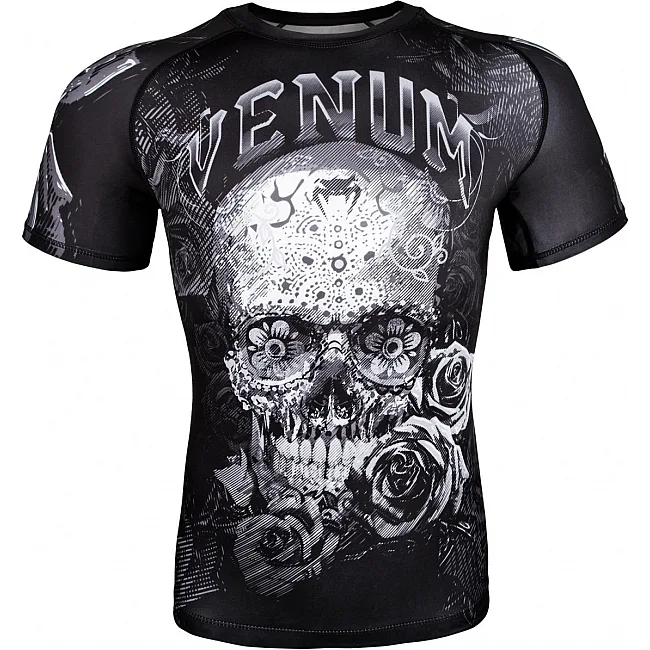 Рашгард VENUM Santa Muerte 3.0 Short Black White