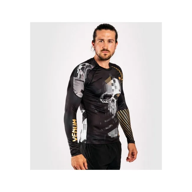 Рашгард з довгим рукавом VENUM Skull Black