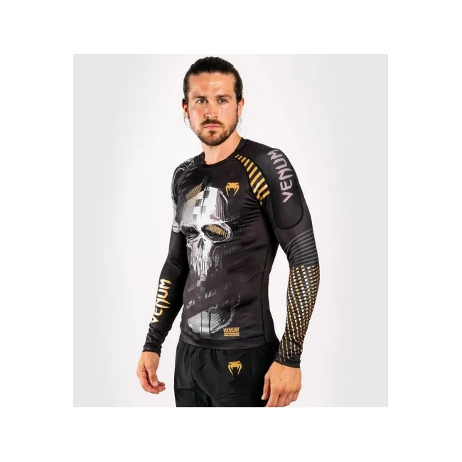 Рашгард з довгим рукавом VENUM Skull Black