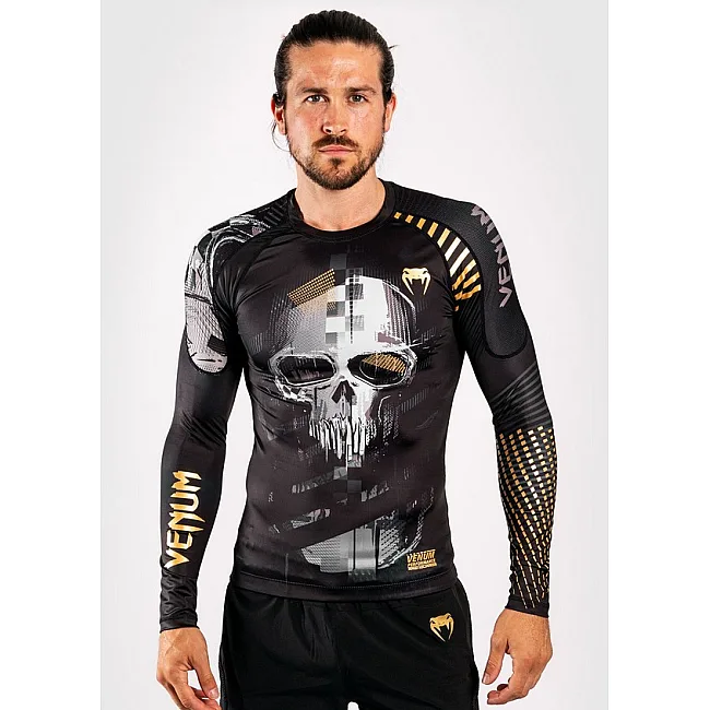 Рашгард з довгим рукавом VENUM Skull Black