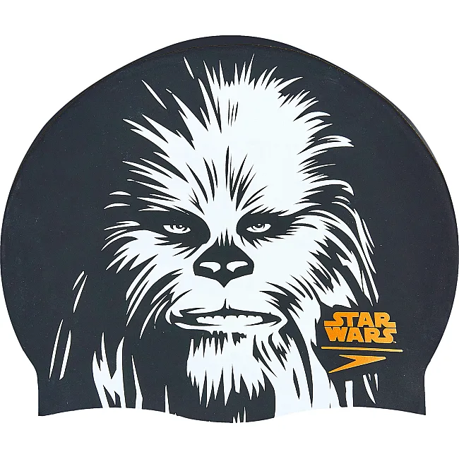 Шапочка для бассейна SPEEDO SLOGAN PRINT 808385C743 Star Wars Chewbacca