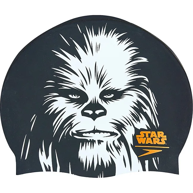 Шапочка для бассейна SPEEDO SLOGAN PRINT 808385C743 Star Wars Chewbacca