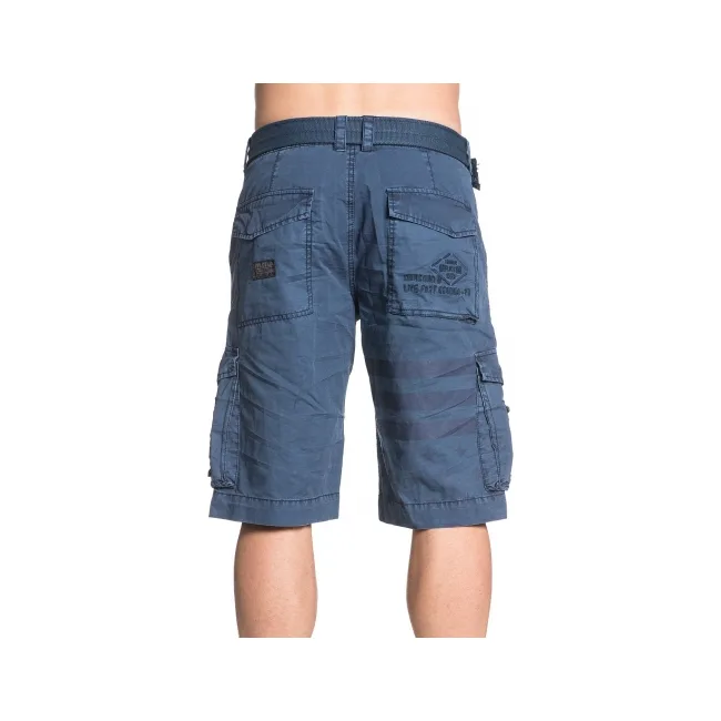 Шорты AFFLICTION Norris Cargo Short Marine Blue