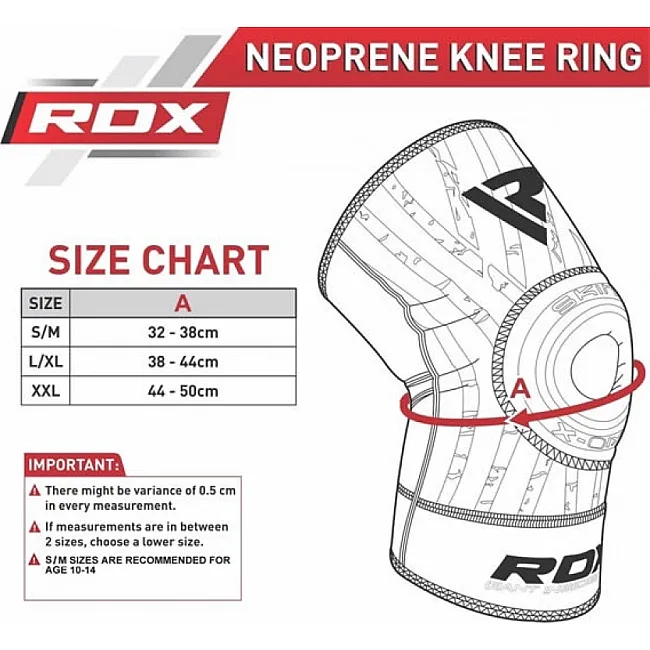 Спортивный наколенник эластичный RDX New (1 шт)