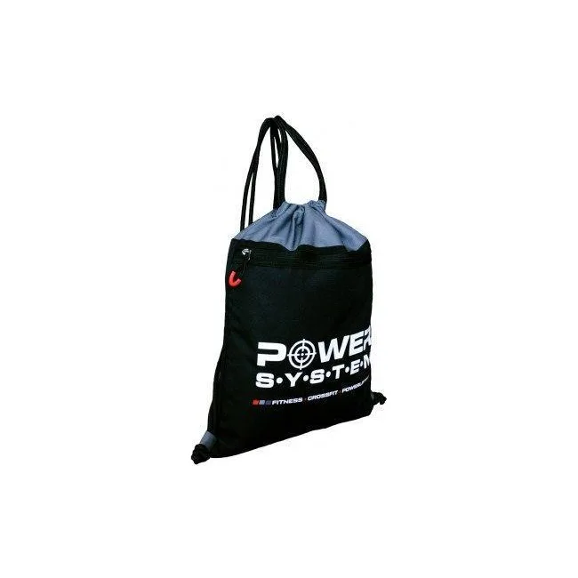Спортивний рюкзак POWER SYSTEM PS-7011 Gym Sack Alpha Blak/Grey